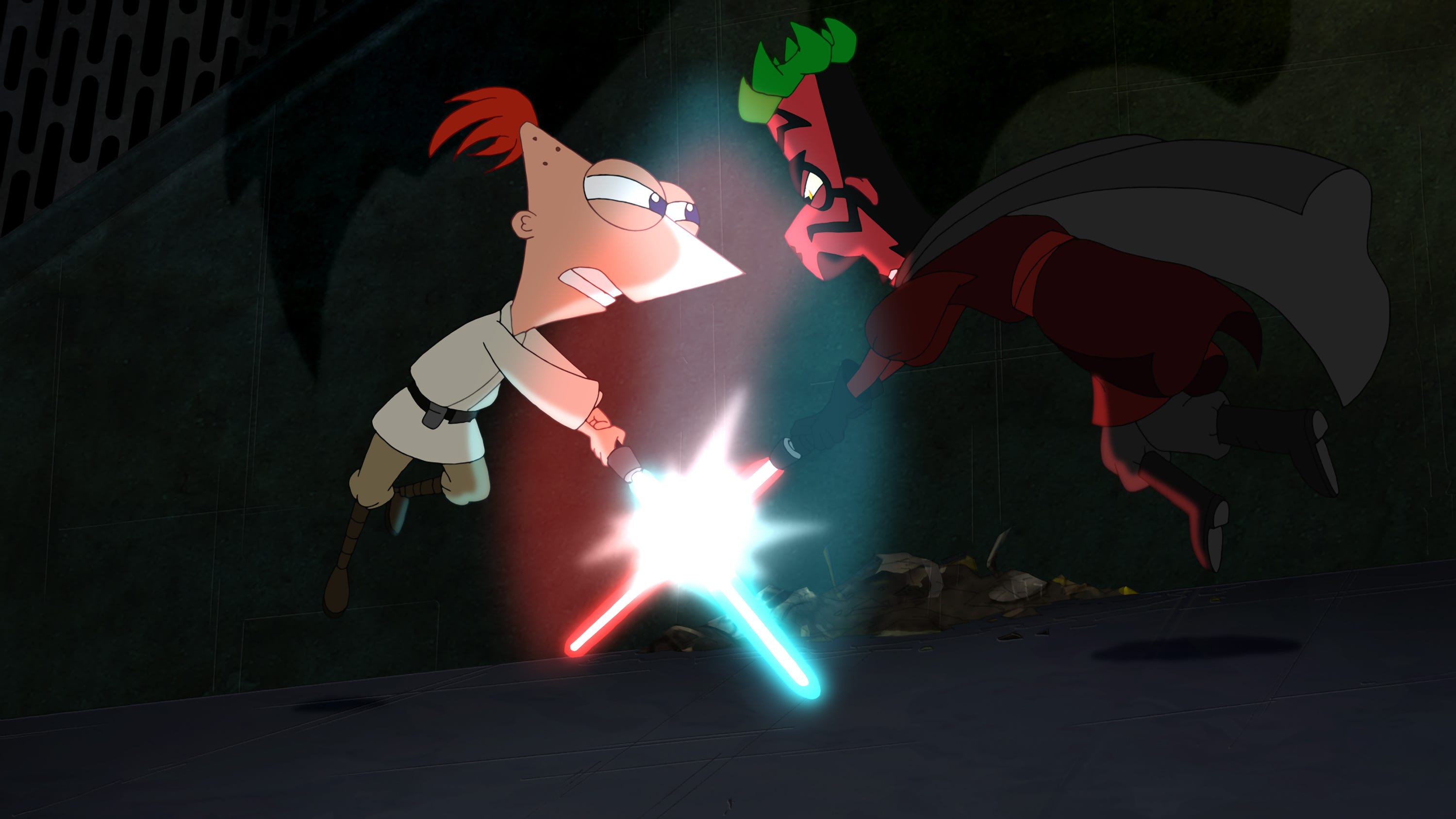 phineas and ferb star wars toys